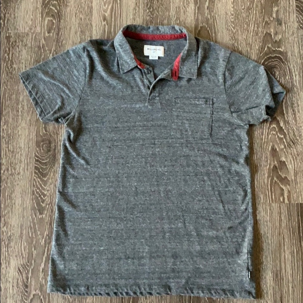 Comfy Men’s Heathered Gray Billabong Polo